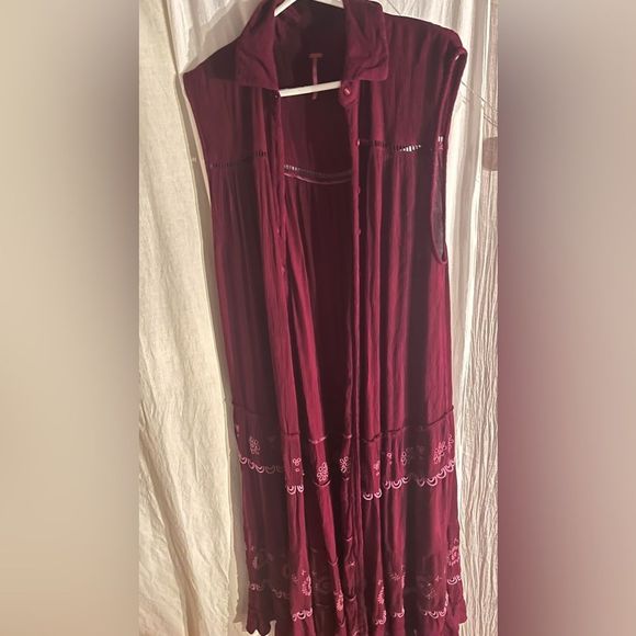 Free People maxi dress/duster - Picture 7 of 11